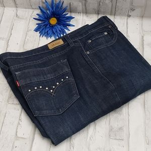 Levi's 515 Bootcut Jeans Studded Pockets Jeans, Size 16
